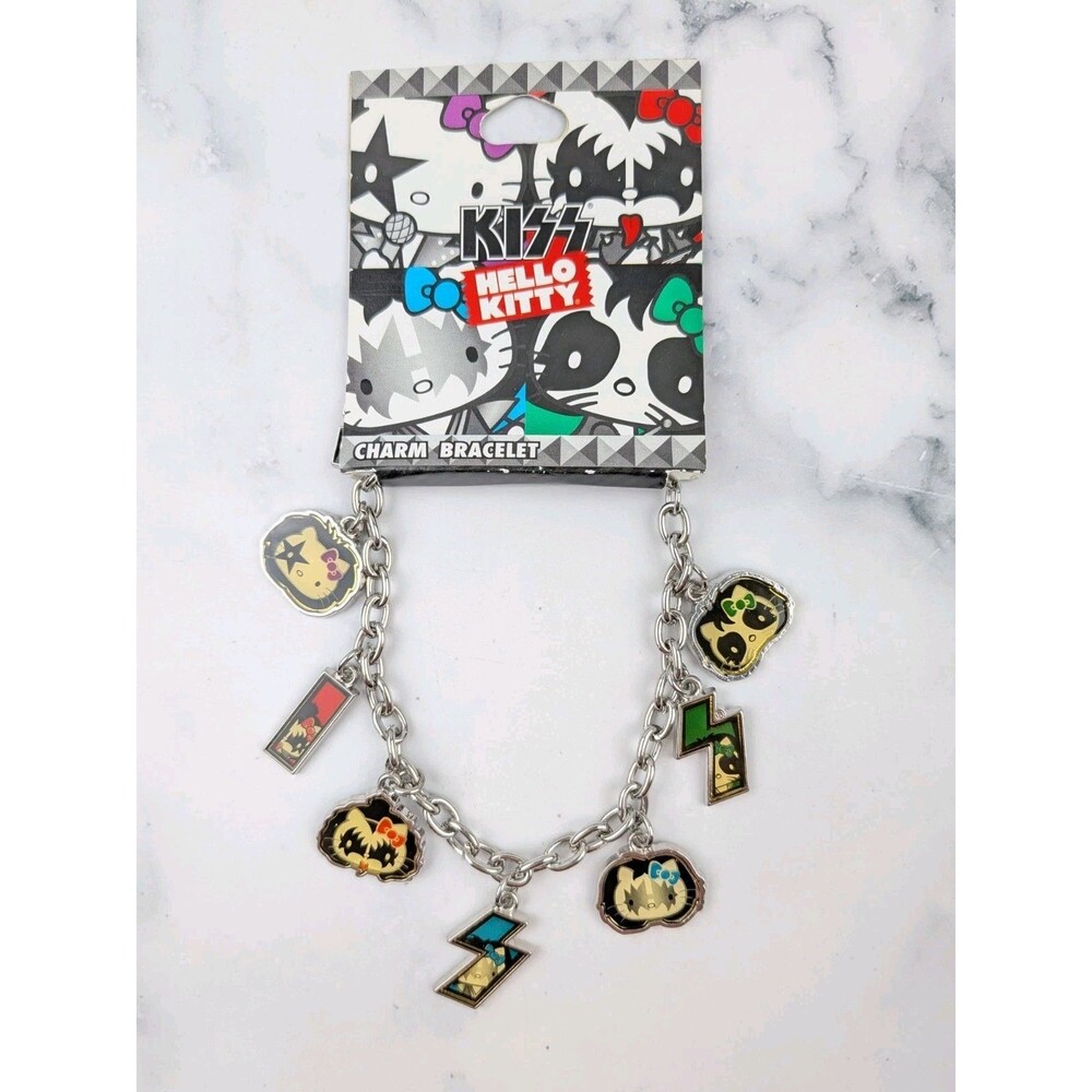 Hello Kitty KISS Character Themed Charm Bracelet by Sanrio & Claire's